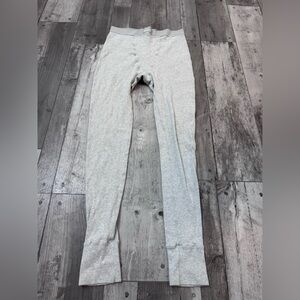 SKIMS Light Gray Ribbed Leggings